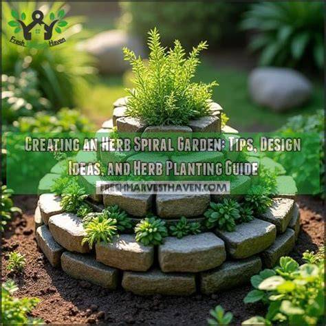 Plan voor een kruidenspiraal Inspiratietuin Spiral garden, Herb